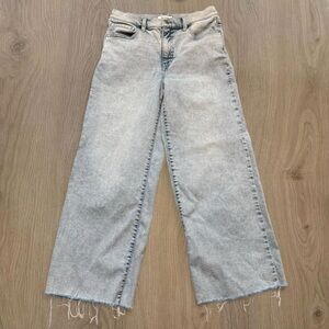 Banana Republic Light Wash High Rise Wide Leg Jeans
